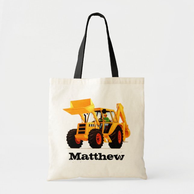 Bolso De Tela El cavador amarillo conocido del niño de encargo (Frente)