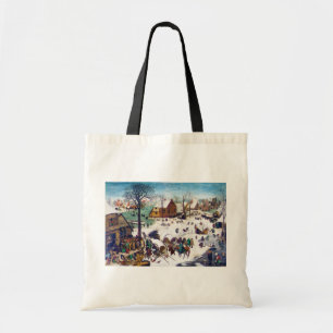 Bolso De Tela El censo en Belén, Pieter Bruegel