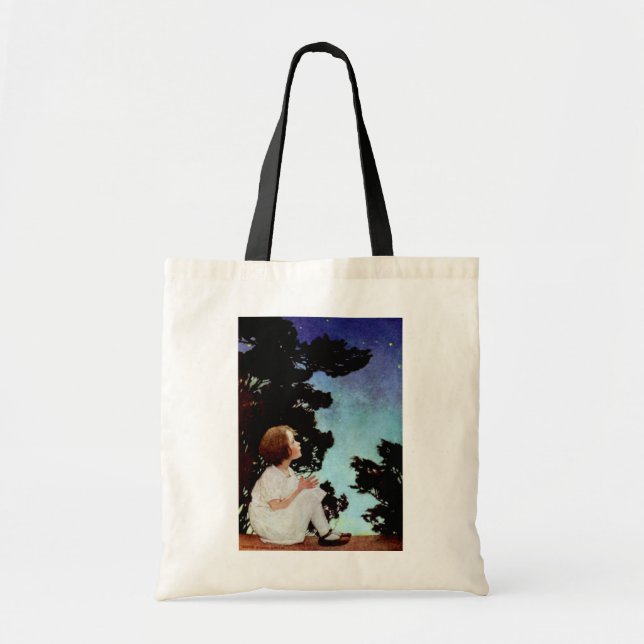 Bolso De Tela El "centelleo, centellea poca estrella" (Frente)