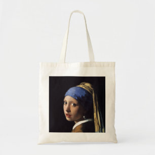 Bolso De Tela El chica con un pendiente de la perla de Juan