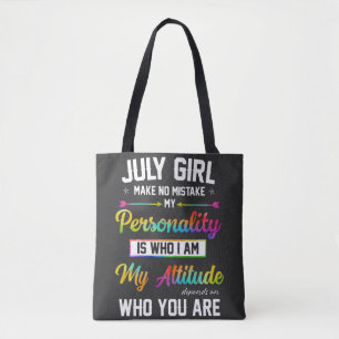 Bolso De Tela El chica de julio no se equivoca