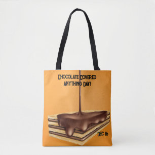 Bolso De Tela El chocolate cubierto cualquier día
