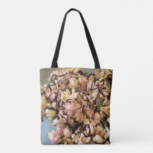 Bolso De Tela El chocolate lloviznó las palomitas saladas