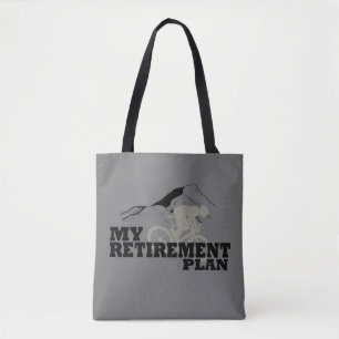 Bolso De Tela el ciclismo es mi plan de retiro
