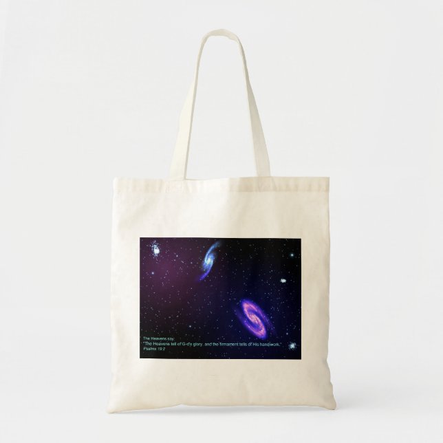 Bolso De Tela El cielo (Frente)