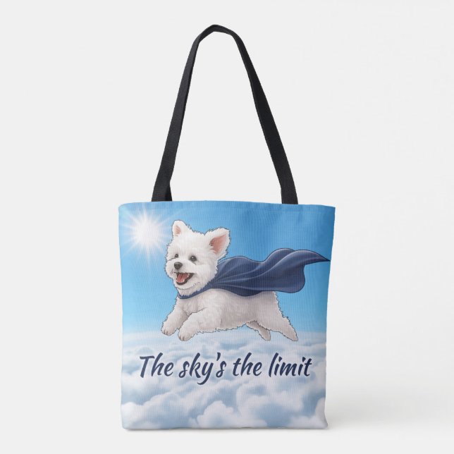 Bolso De Tela El cielo es el límite (Reverso)