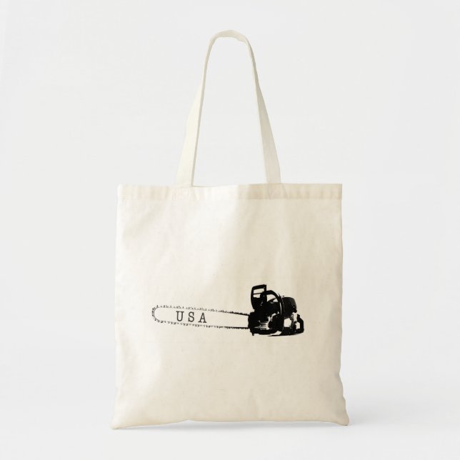 Bolso De Tela El cirujano arborista de la sierra de Chainsaw reg (Frente)