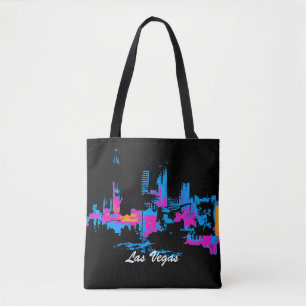 Bolso De Tela El Cityscape de Las Vegas