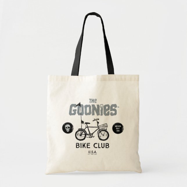 Bolso De Tela El Club de Bicicletas Goonies (Frente)