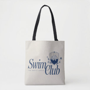 Bolso De Tela El club de natación White Lotus