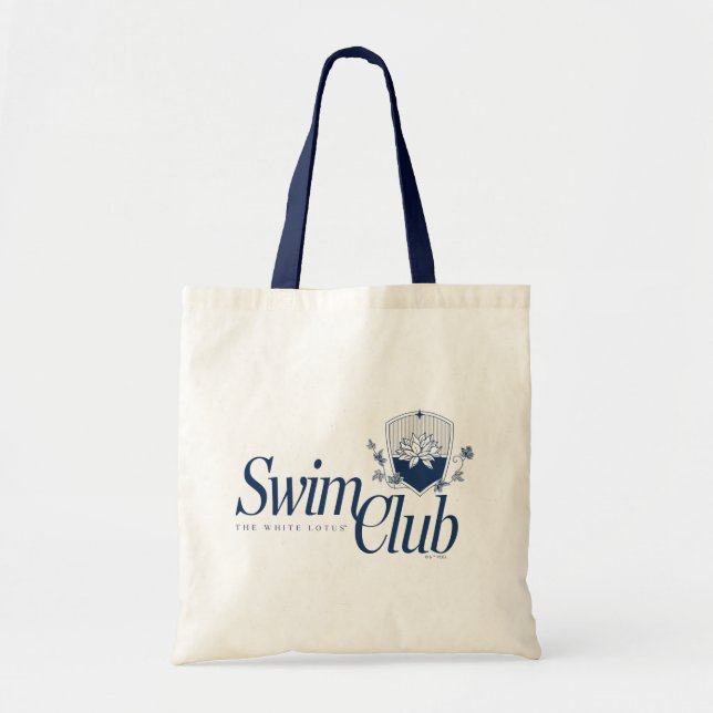Bolso De Tela El club de natación White Lotus (Frente)
