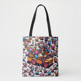 Bolso De Tela El coche Birds Tintamare