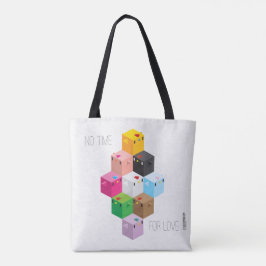 Bolso De Tela el cockblock apila el tote