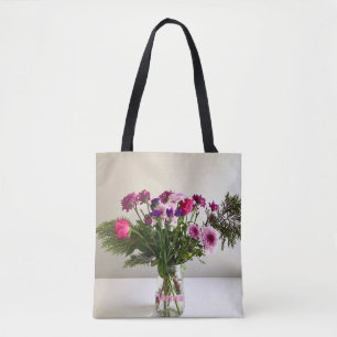 Bolso De Tela El colorido Día de la Madre Opción Mama Bouquet+ P