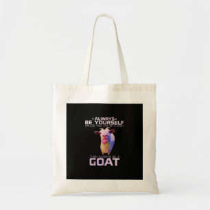 Bolso De Tela El colorido regalo de cabra divertida
