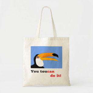 Bolso De Tela El cómico personalizado Toucan pájaro chiste de co