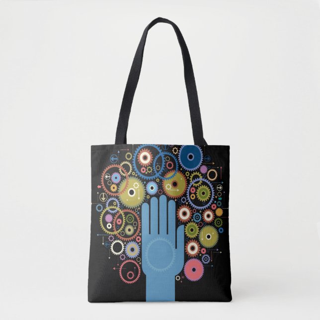 Bolso De Tela El concepto de movimiento (Anverso)