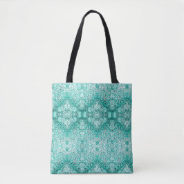Bolso De Tela El copo de nieve verde de Lillien