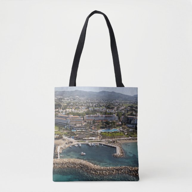 Bolso De Tela El Coral Beach Hotel Paphos, Chipre (Anverso)