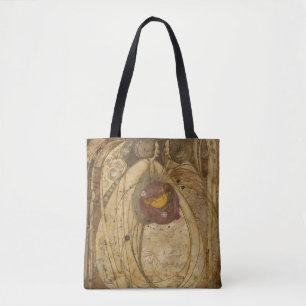 Bolso De Tela El corazón de la rosa por Margaret Mackintosh