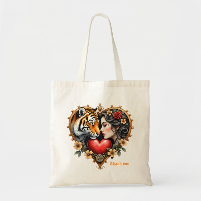 Bolso De Tela El corazón del desierto oculto, (Frente)