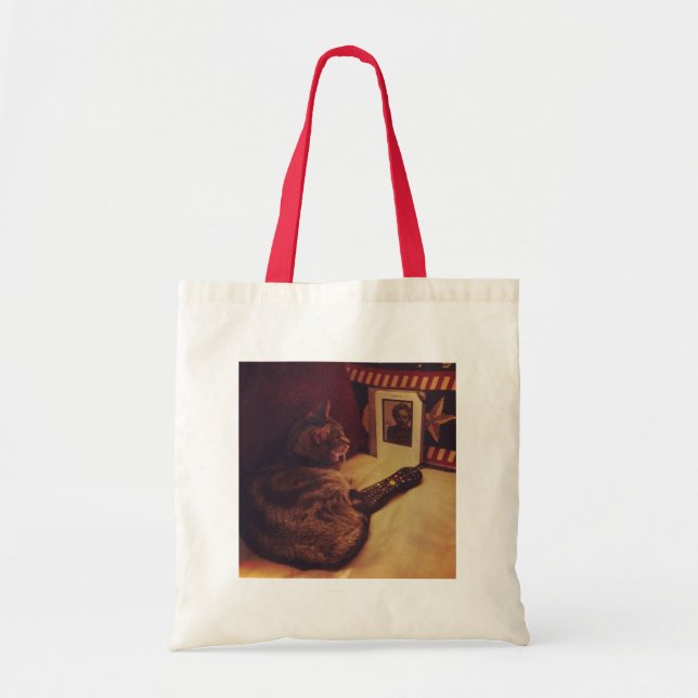 Bolso De Tela El cordón del índigo (Frente)