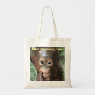 Bolso De Tela El cristal salvado de Orangután