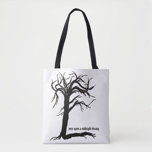 Bolso De Tela El cuervo (Anverso)