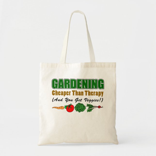 Bolso De Tela El cultivar un huerto más barato que terapia (más (Frente)