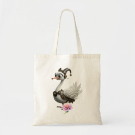Bolso De Tela El curioso cisne de relojería.