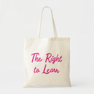 Bolso De Tela El derecho a aprender