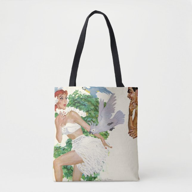 Bolso De Tela El derrame de las islas (Anverso)