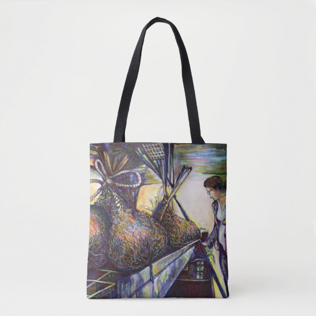 Bolso De Tela El devastador destino de la vida (Anverso)