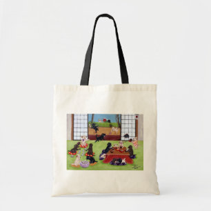 Bolso De Tela El día de Año Nuevo japonés Labradors