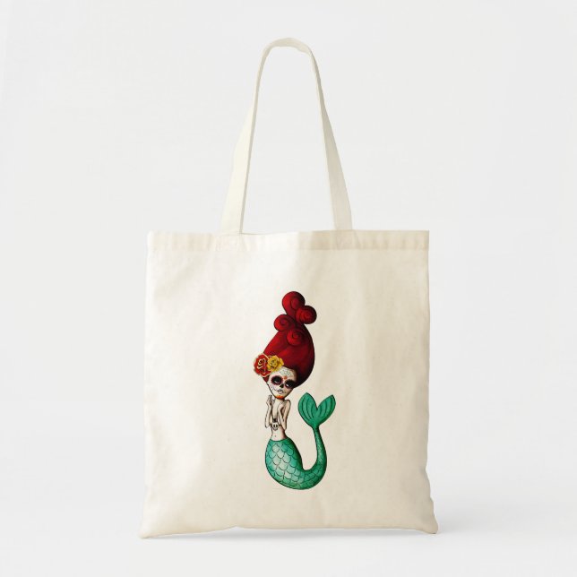 Bolso De Tela El día de la pequeña Srta. muerta Mermaid (Frente)