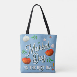 Bolso De Tela El día de mercado es el mejor día!