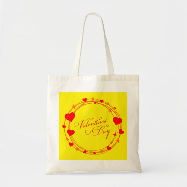 Bolso De Tela El día de San Valentín (Frente)