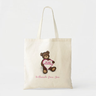 Bolso De Tela El día de San Valentín caprichoso Teddy Bear