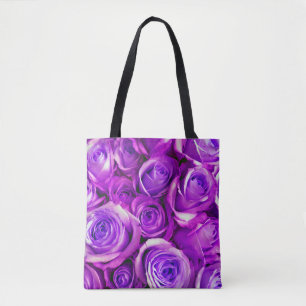 Bolso De Tela El día de San Valentín de fondo de Rosas Bunch Sím