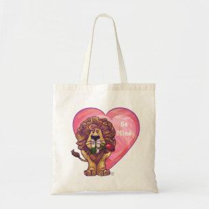Bolso De Tela El día de San Valentín de leones