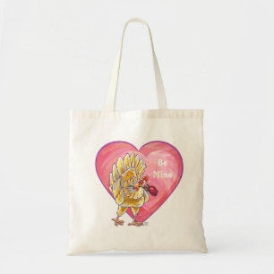 Bolso De Tela El día de San Valentín de pollo
