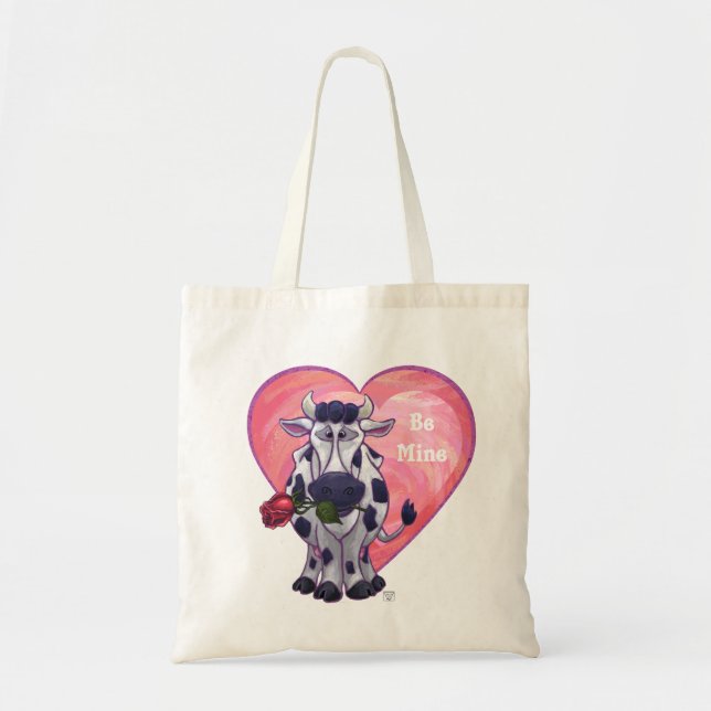 Bolso De Tela El día de San Valentín de vaca (Frente)