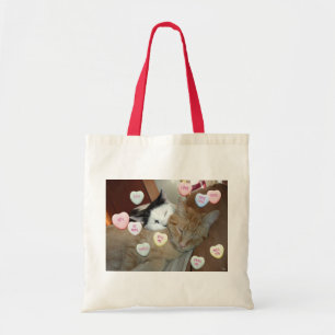 Bolso De Tela El día de San Valentín Kittens