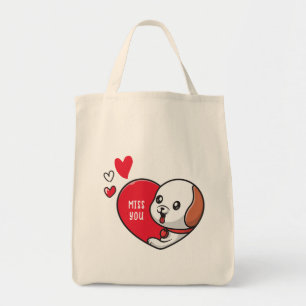 Bolso De Tela El día de San Valentín, señorita.