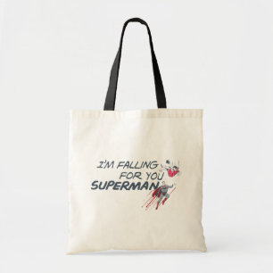 Bolso De Tela El día de San Valentín Superman   Te estoy cayendo
