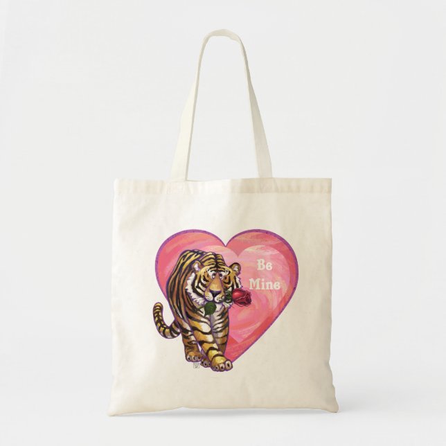 Bolso De Tela El día de San Valentín Tiger (Frente)