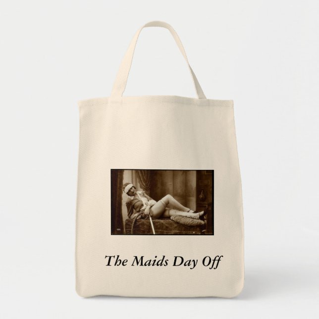 Bolso De Tela El día libre de las criadas (Frente)