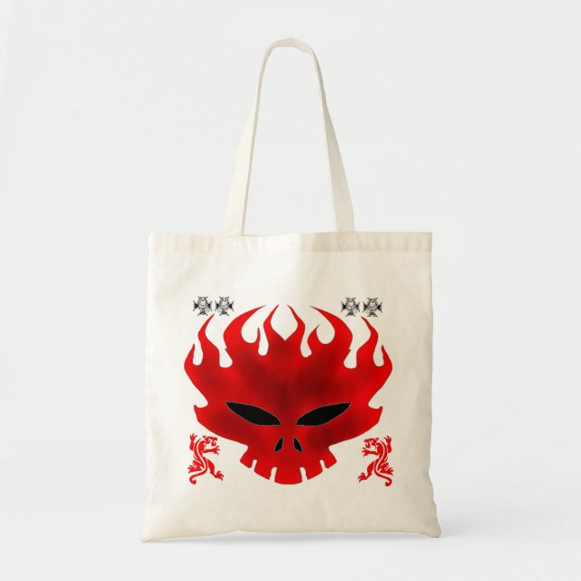 Bolso De Tela El diablo de Halloween - (Frente)
