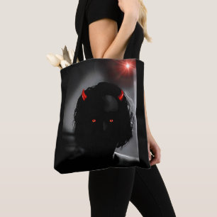 Bolso De Tela El diablo en tu autorretrato de puerta