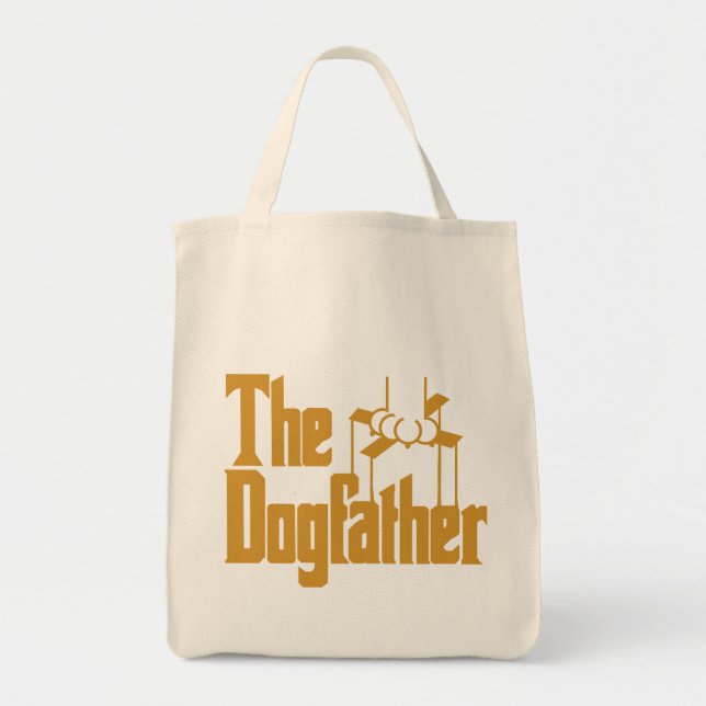 Bolso De Tela El diseño de Dogfather (Frente)